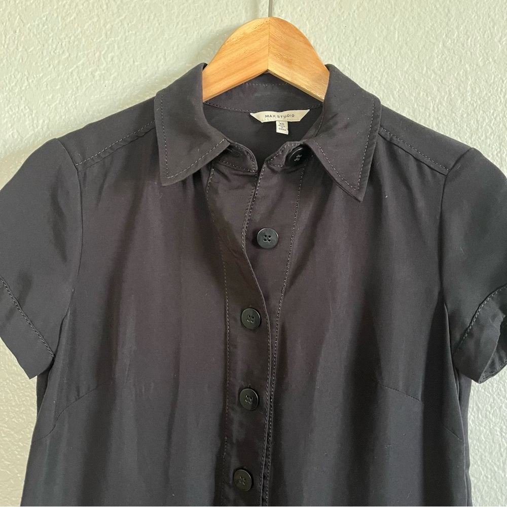 Max Studio Collared Mini Dress - Picture 3 of 7